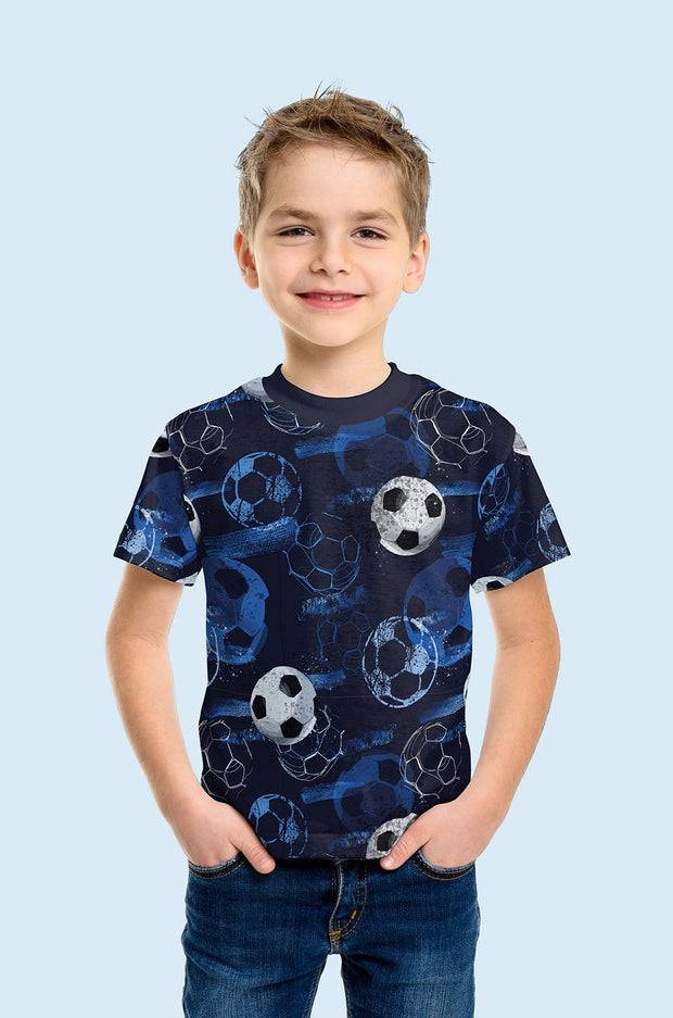 Jersey fabric Navy soft 