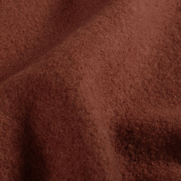 Wool Boucle fabric Unicolour Brique