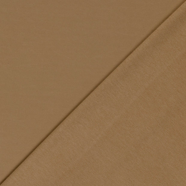 Heavy Knit fabric Unicolour brushed 