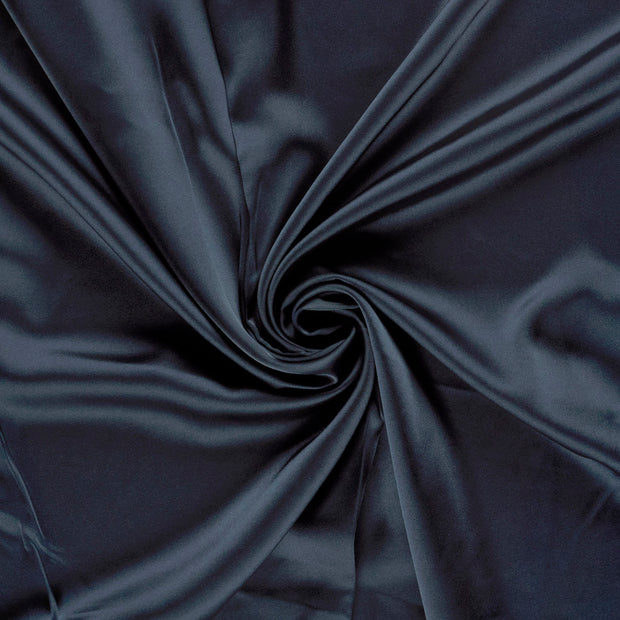 Satin fabric Navy 
