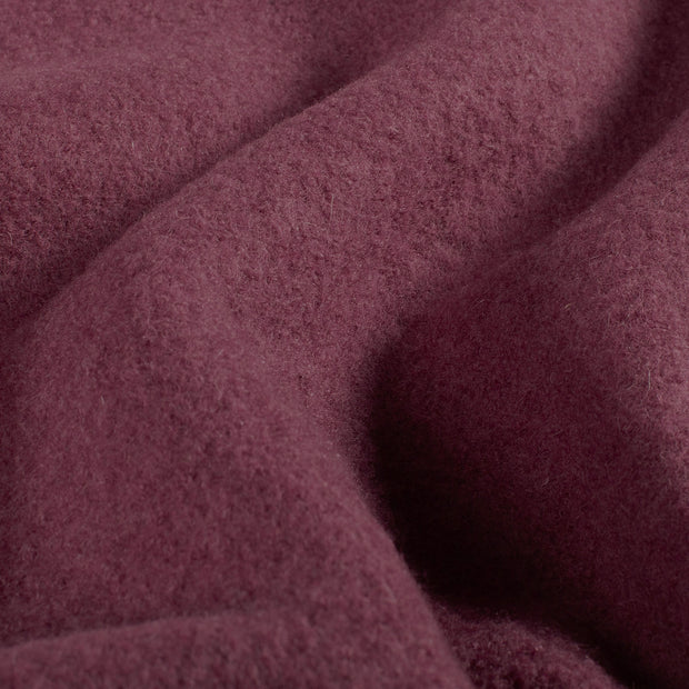 Wool Boucle fabric Unicolour Lila