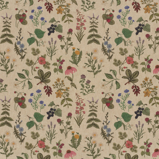Linen Look fabric Multicolor matte 