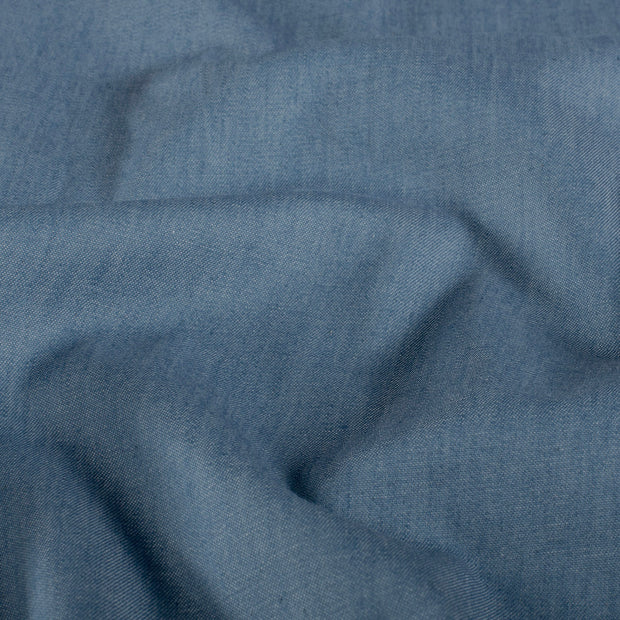 Denim fabric Unicolour Indigo