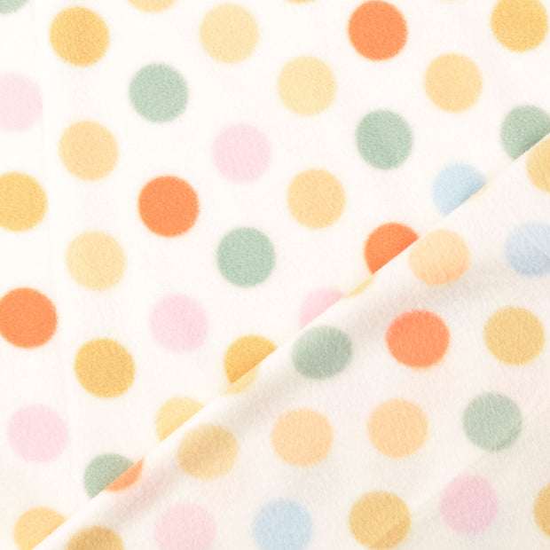 Fleece fabric Multicolor printed 