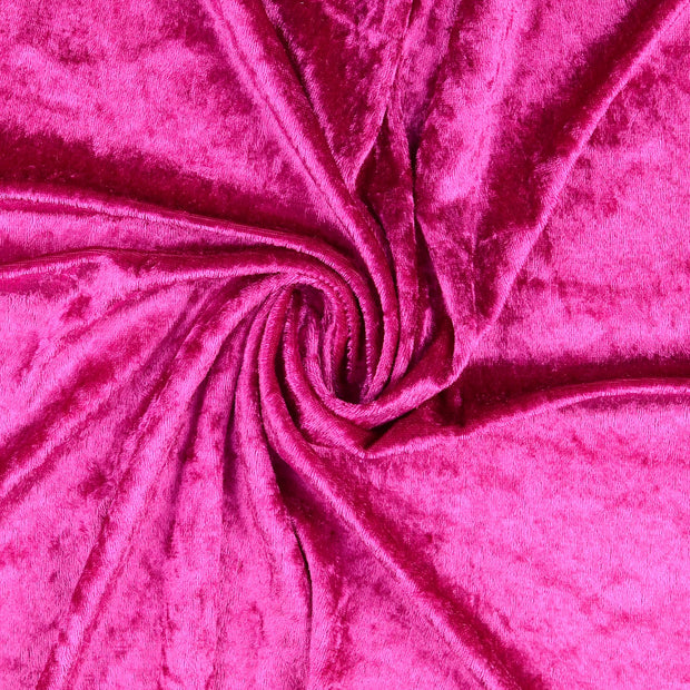 Velours fabric Fuchsia 
