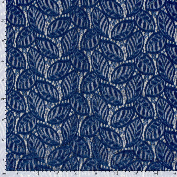 Chenille fabric Unicolour Indigo