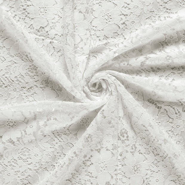 Lace fabric White 