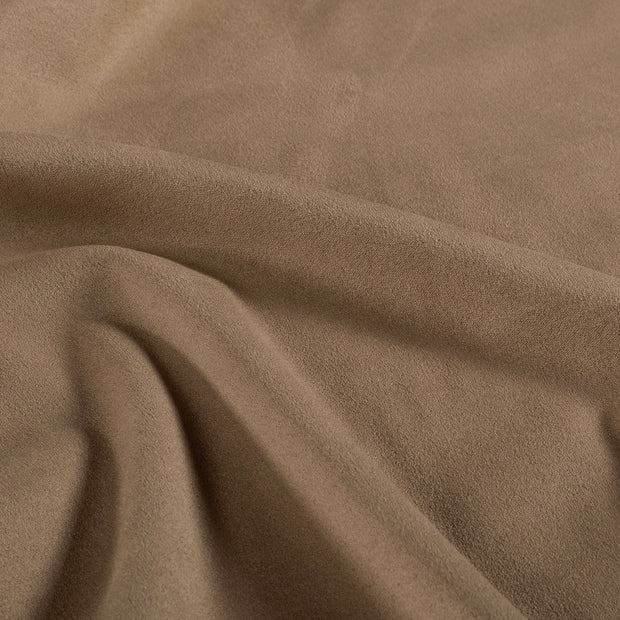 Suede leather fabric Unicolour Beige