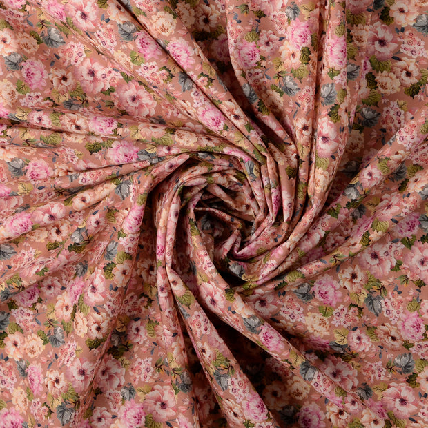 Cotton Poplin fabric Old Pink 