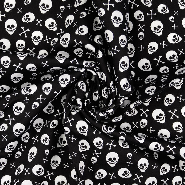  tela Negro estampado 