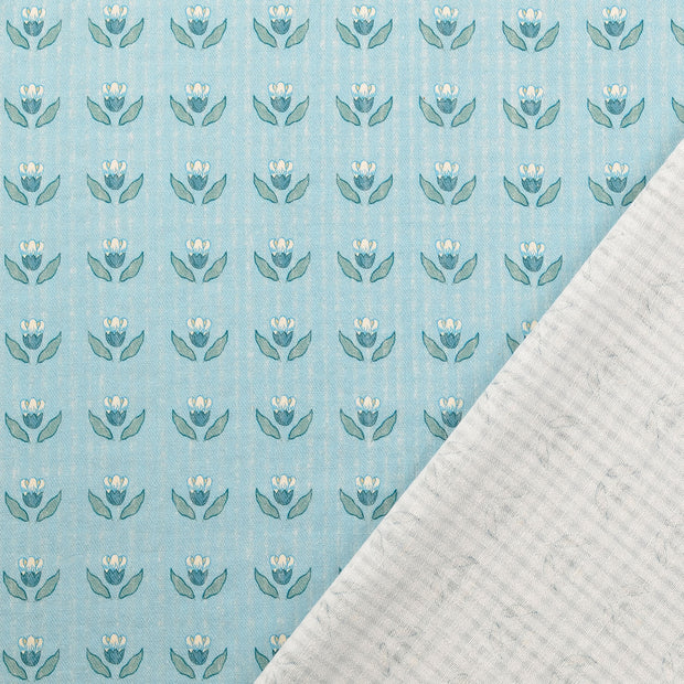 Cotton Poplin fabric Baby Blue 