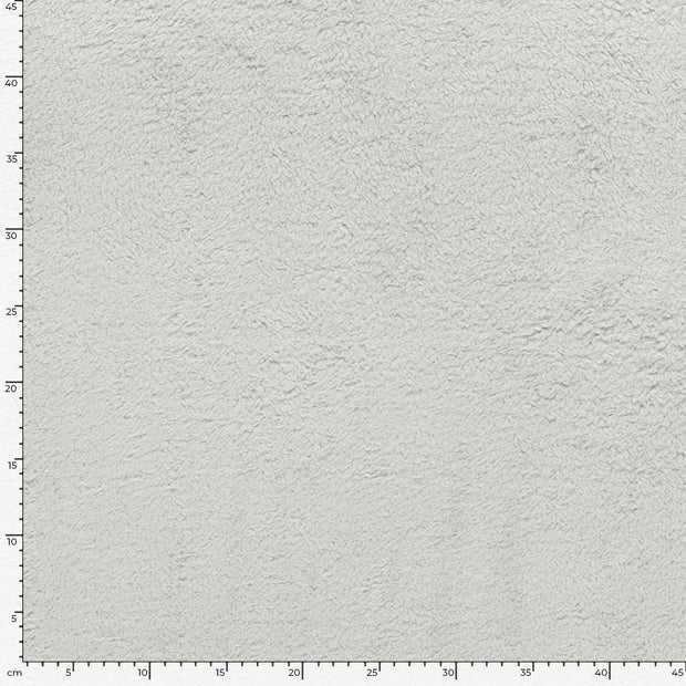 Sherpa Fleece fabric Unicolour Light Grey