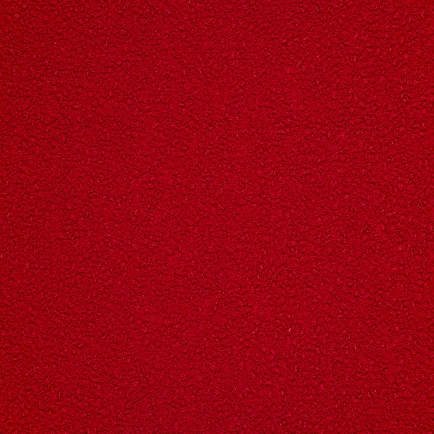 Bouclé fabric Red matte 