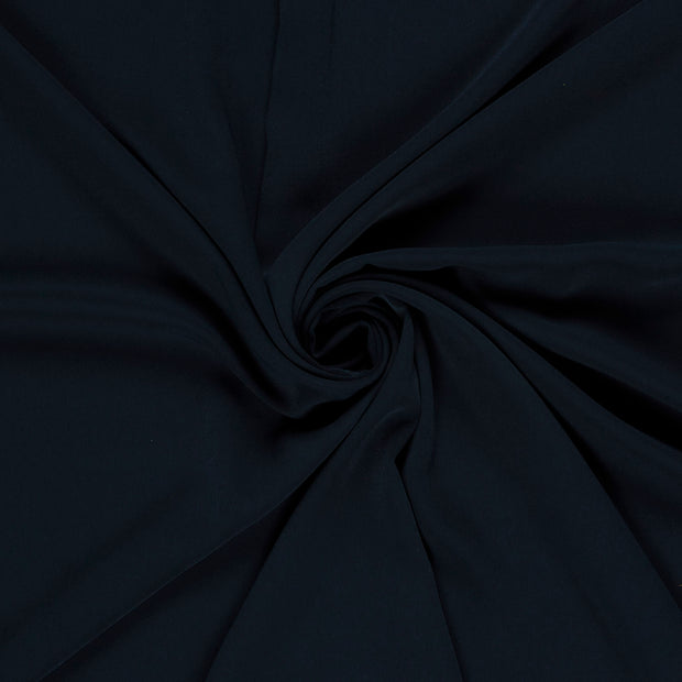 Crepe fabric Navy dyed 
