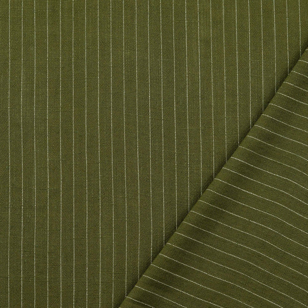  tela Verde oliva slub 