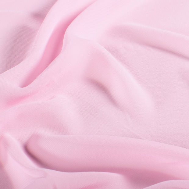 Chiffon fabric Unicolour Pink