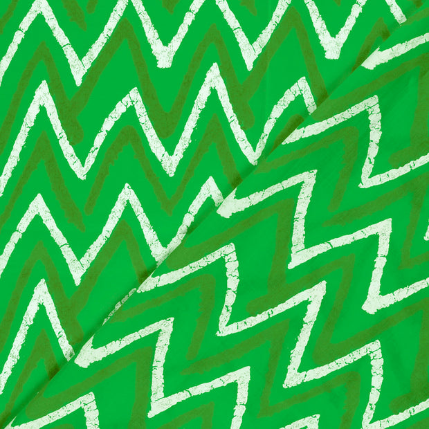 Voile fabric Abstract printed 