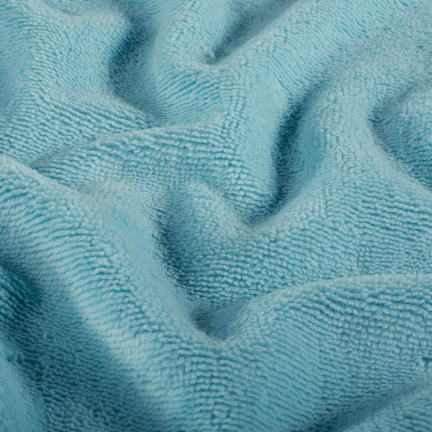 Bamboo Fleece fabric Unicolour Aqua