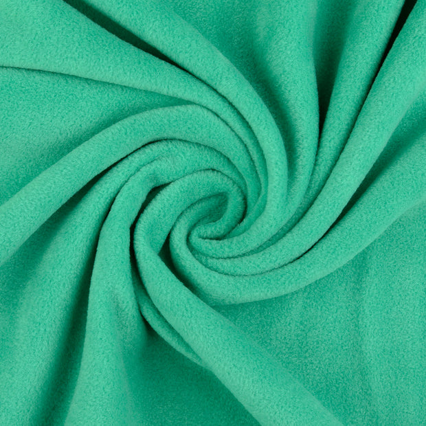 Polar Fleece fabric Turquoise brushed 