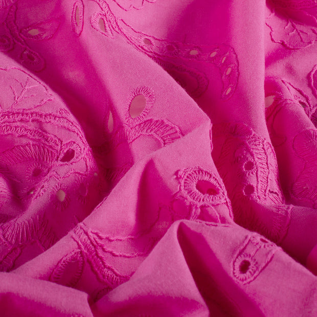 Cotton Poplin fabric Unicolour Pink