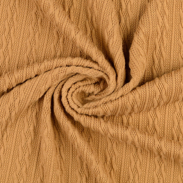 Heavy Knit fabrik Beige 