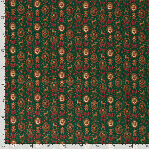 Cotton Poplin fabric Christmas 