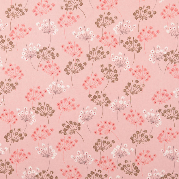 Fahnentuch fabrik Blumen Helles Pink