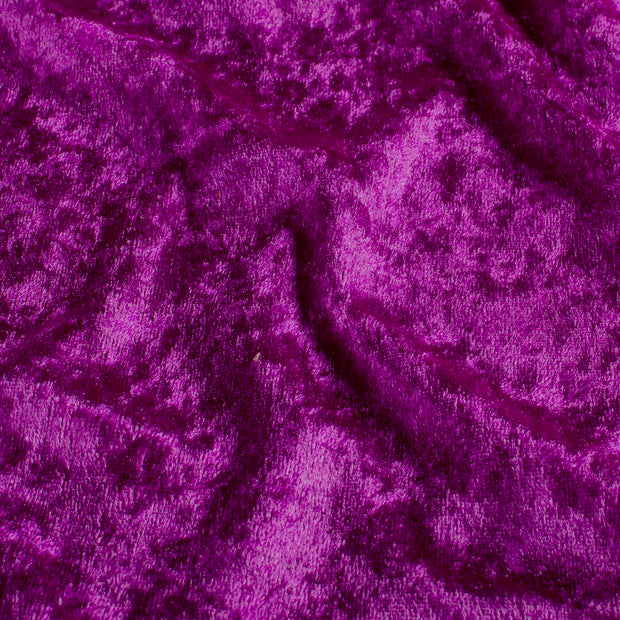 Velours fabrik Uni Fuchsia