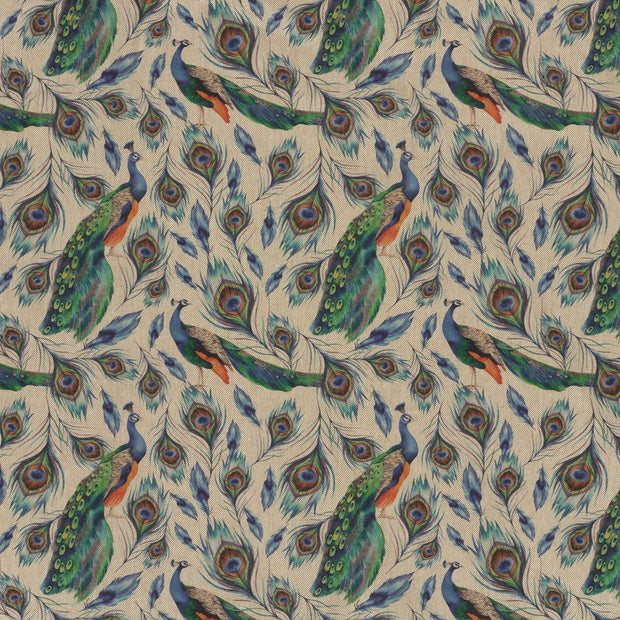Linen Look fabric Cobalt matte 
