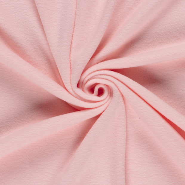 Polar Fleece fabric Light Pink brushed 
