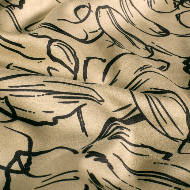 Suede leather fabric Abstract Beige