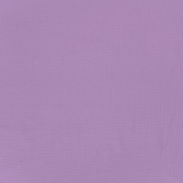 Muslin fabric Lila matte 