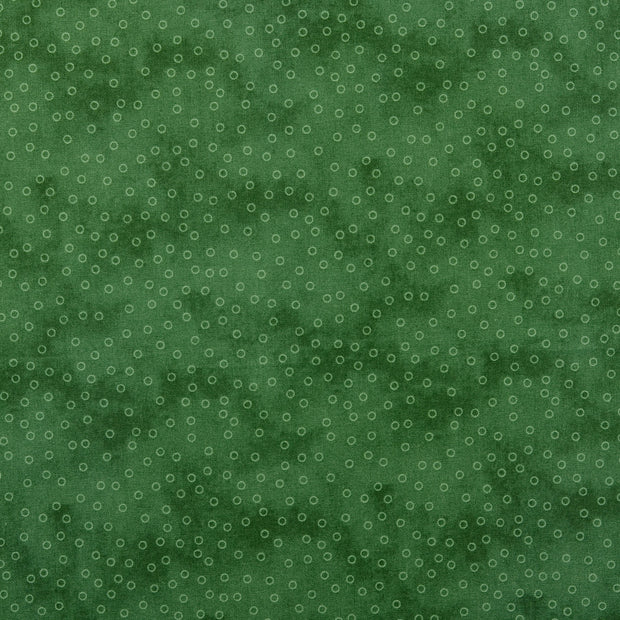 Cotton Poplin fabric Geometric pattern Forest Green