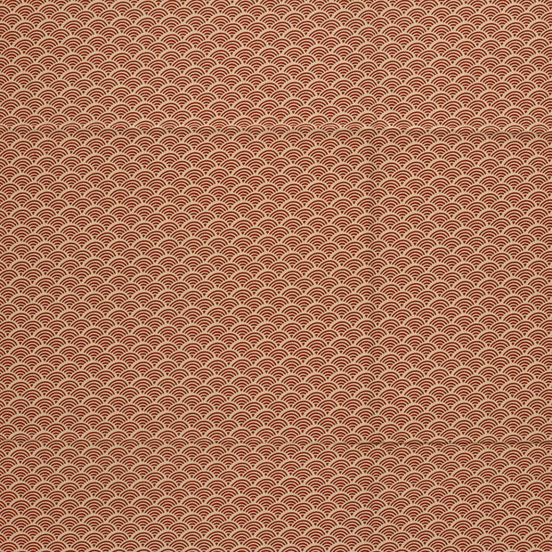 Cotton Poplin fabric Bordeaux 