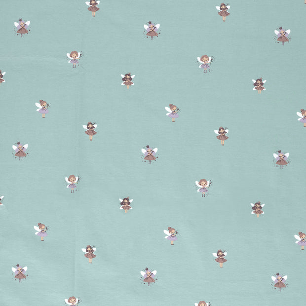 Jersey fabrik Babyblau weich 