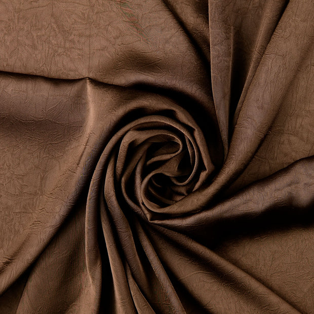 Satin fabric Brown 