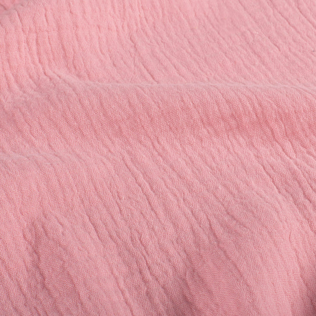 Muslin fabric Unicolour Pink