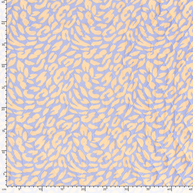 Voile fabric Panther Lila