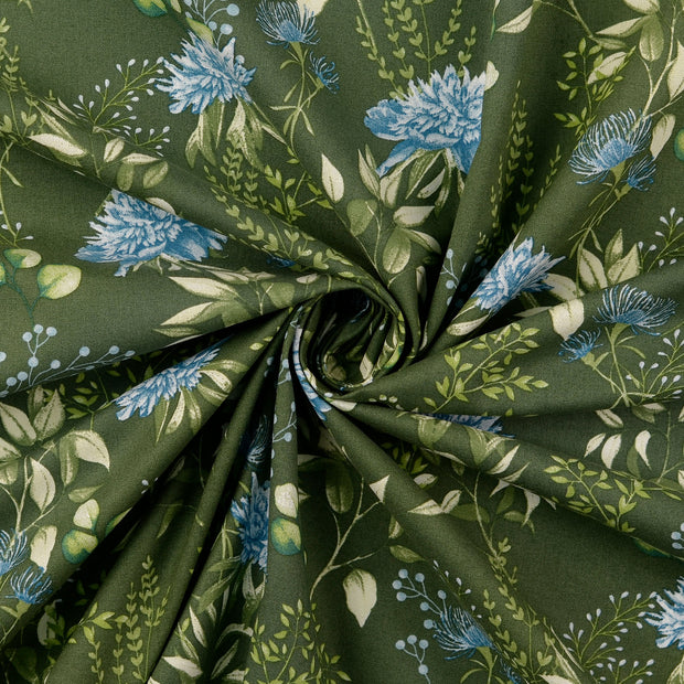 Cretona tela Forest Green 