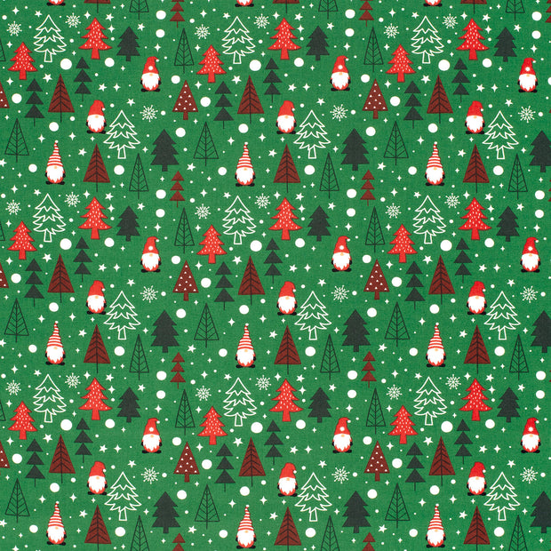 Cotton Poplin fabric Green 