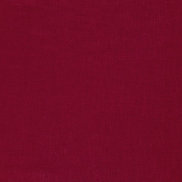 Lino tela Rojo oscuro mate 