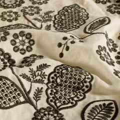 embroidered Flowers Beige