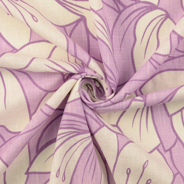Linen fabric Lila 