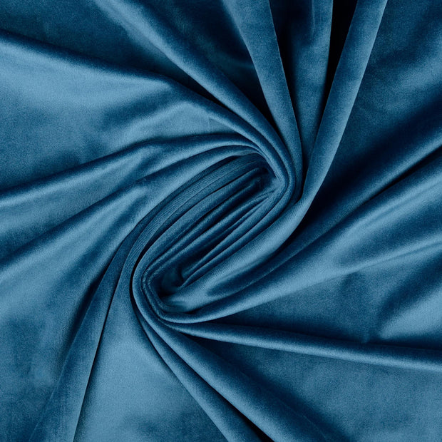 Velours fabric Petrol 