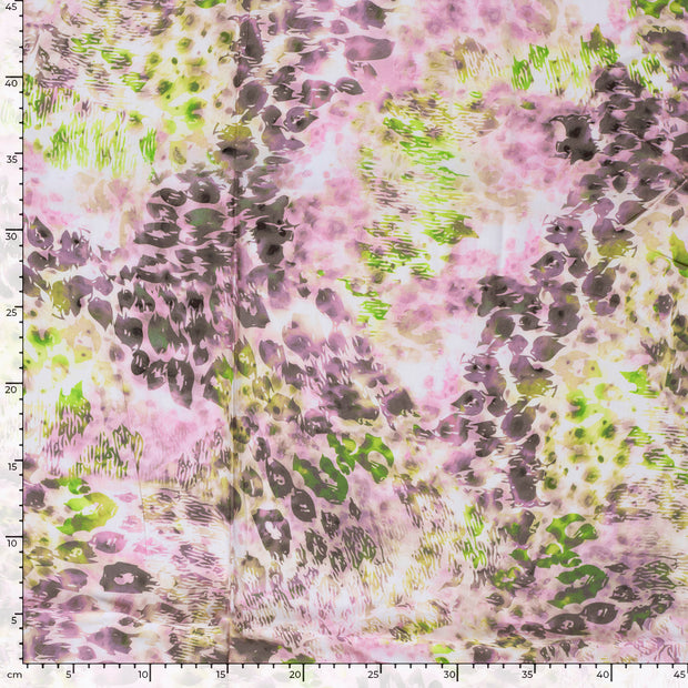 Viscosa Poplin tela Abstracto Lavanda