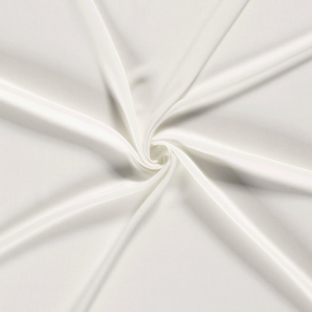 Viscose Poplin fabrik Wollweiß 