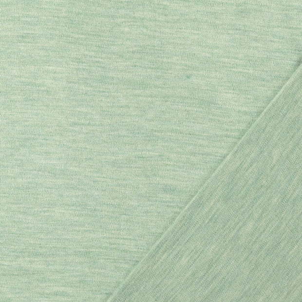 Wool Boucle fabric Mint yarn dyed 