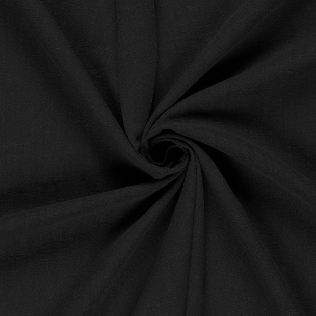 Linen fabric Black stone washed 