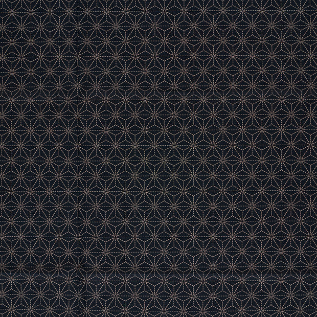 Cotton Poplin fabric Navy 