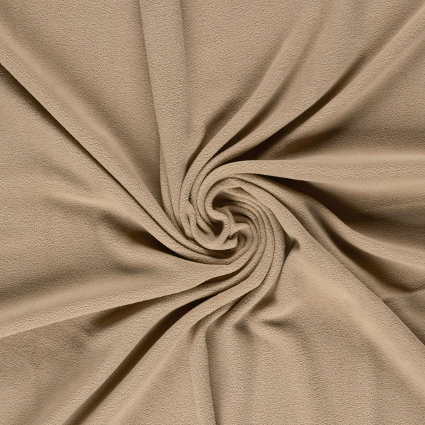 Fleece fabrik Beige 